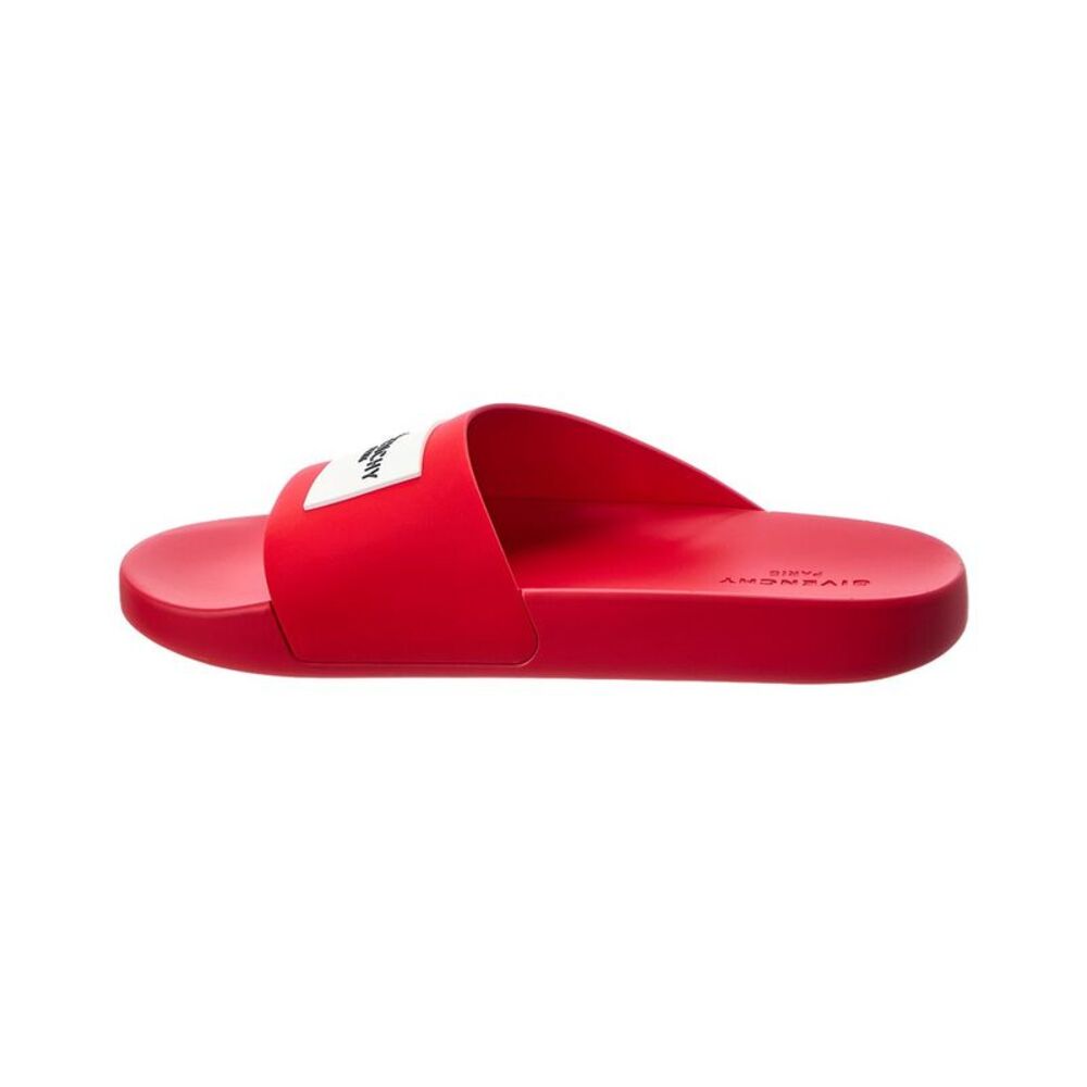 Givenchy Label Rubber Slide, Red - Picture 2 of 5